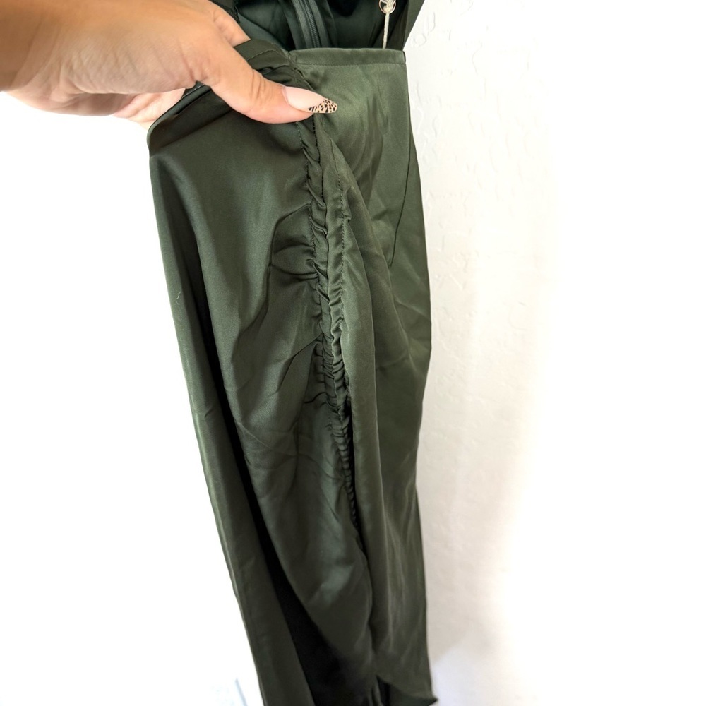 NWT ACOA Paradise Olive Dress - Picture 8 of 11